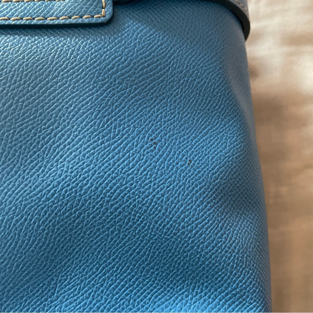 Dooney and Bourke Tote Bag Blue Purse - Picture 10 of 15